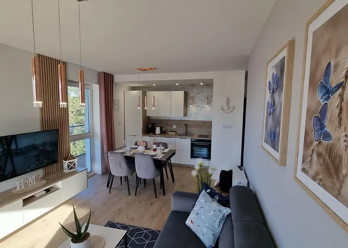 Apartament Perla Zachodu View & Spa Sagaris アパート *